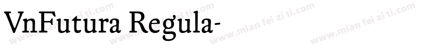VnFutura Regula字体转换